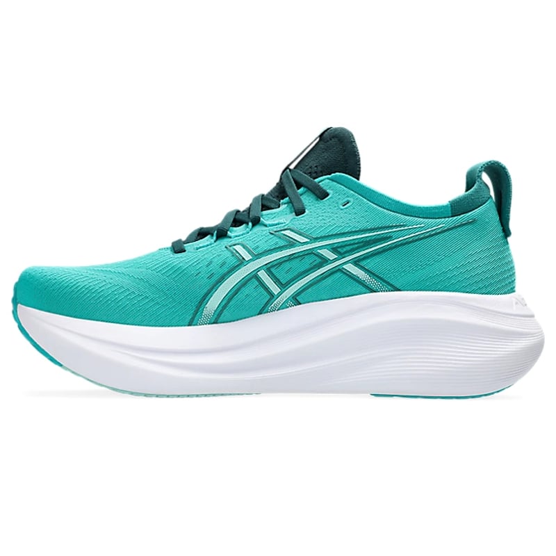 حذاء Asics Gel-Nimbus 27 Wave باللون الأزرق المخضر والأخضر الساكسوني