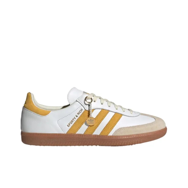 رياضي وغني x Adidas Samba OG White Bold Gold