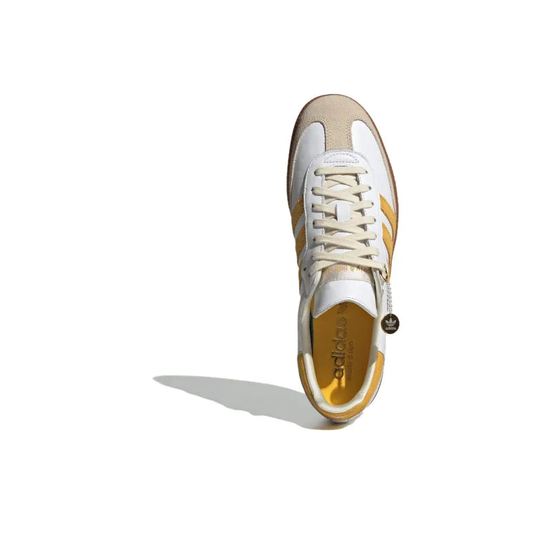 رياضي وغني x Adidas Samba OG White Bold Gold