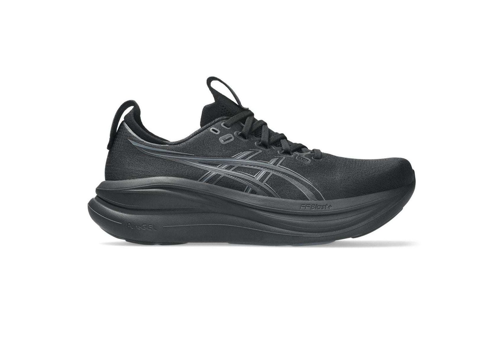 1011c127-001-2.jpg Asics Gel-Nimbus 28 Black & Graphite Grey - Image 1
